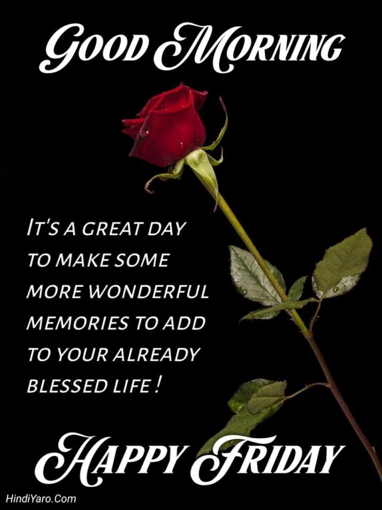 Good Morning Happy Friday Images 