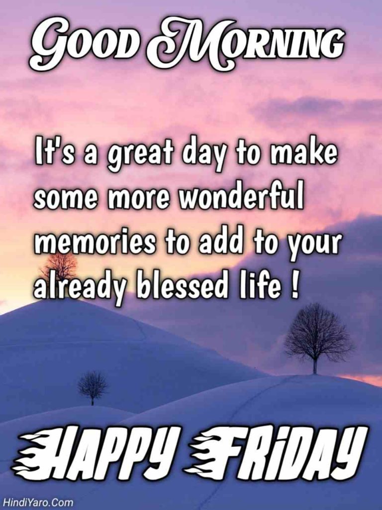 Good Morning Happy Friday Images 