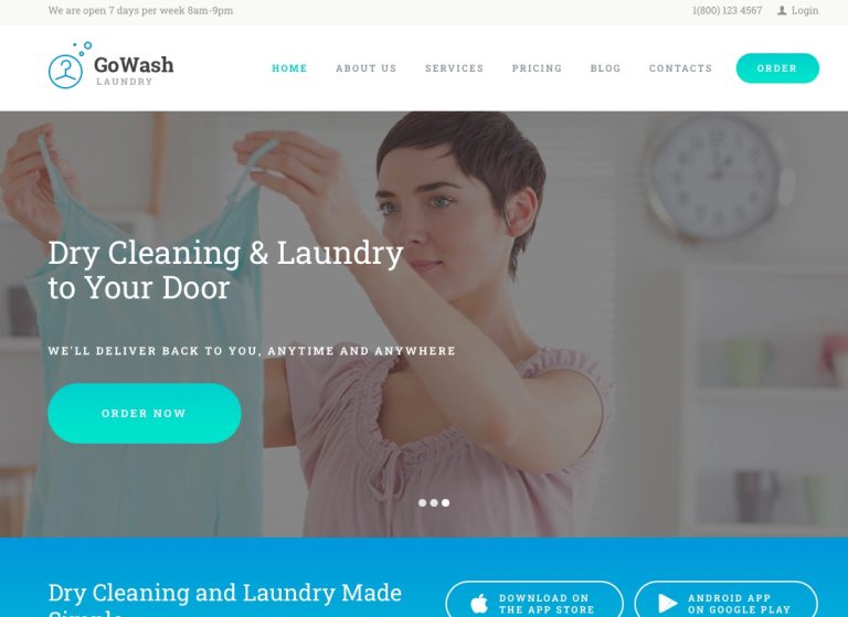 Exploring Grace Theme: Your Gateway to a Stunning Laundry Service WordPress Website