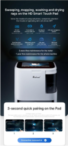 The best Gift Recommendation: Redroad G20 PAD Sweeping Robot is worth to buy!